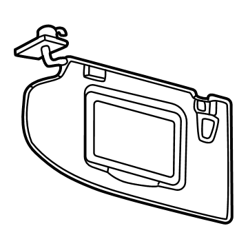 Ford NZ6Z-6004105-BB Visor Assembly - Sun