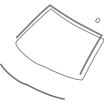 Ford 8G1Z-5403100-AA Glass - Windscreen