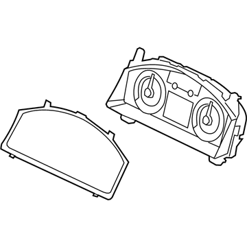 Mercury Mariner Instrument Cluster - 9E6Z-10849-A