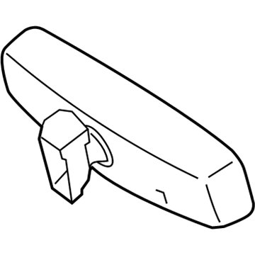Ford BU5Z-17700-M Mirror Assembly - Rear View - Inner