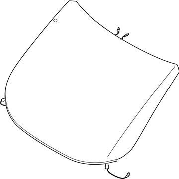 Ford DT1Z-5403100-AJ Glass - Windscreen