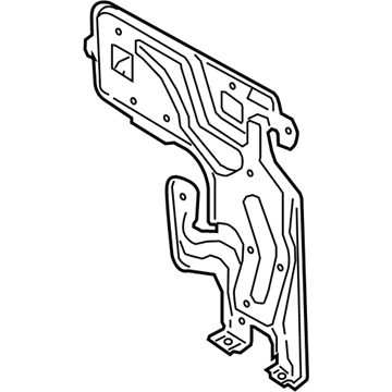 Ford HP5Z-8983-A Receiver Bracket HP5Z-8983-A Ford Receiver Bracket Illustration 1 of 1