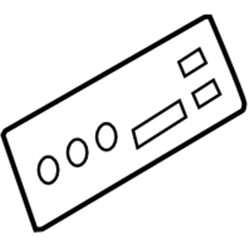 EJ7Z-19C149-AE Ford Control Module Bezel Illustration 1 of 1