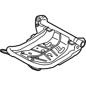 Ford KL3Z-1663160-A Frame And Spring - Rear Seat Cushion