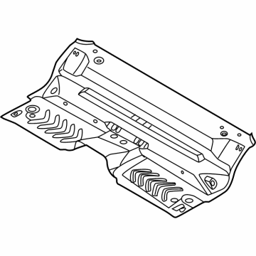 Ford MB3Z-5810608-A Member - Floor Cross - Upper