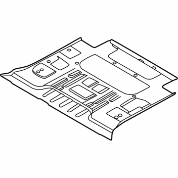 Ford MB3Z-5811218-A Pan Assembly - Floor - Rear