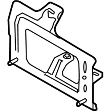 Ford 8A5Z-19A435-A Receiver Bracket 8A5Z-19A435-A Ford Receiver Bracket Illustration 1 of 1