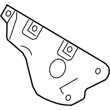 Lincoln FB5Z-9A462-B Shield - Exhaust Manifold Heat