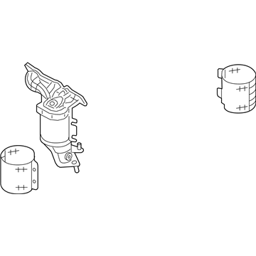 Lincoln DA8Z-5G232-C Exhaust Manifold And Catalyst