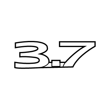 Lincoln DP5Z-9942528-D Name Plate