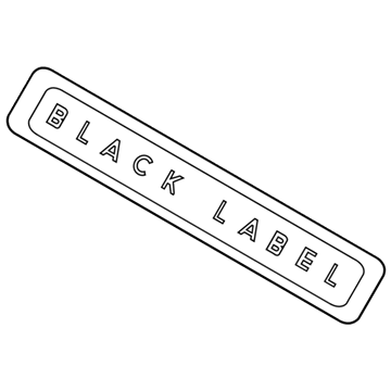 Lincoln HP5Z-9942528-D Name Plate