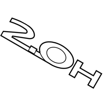 Lincoln DP5Z-9942528-C Name Plate