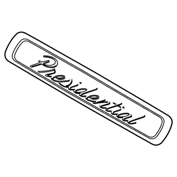 Lincoln FP5Z-9942528-A Emblem