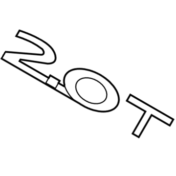 Lincoln MKZ Emblem - HP5Z-7842528-A