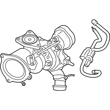 Ford CJ5Z-6K682-L Turbocharger Assembly