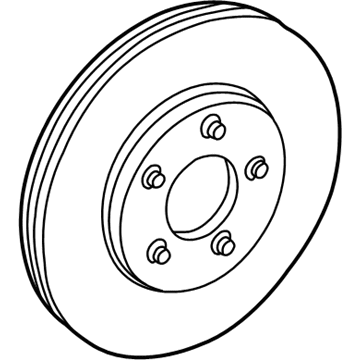 Ford Taurus Brake Rotor - YF1Z-1V125-C