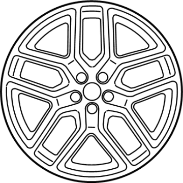 Ford FB5Z-1007-G Wheel Assembly