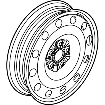 Ford AE9Z-1007-E Wheel Assembly