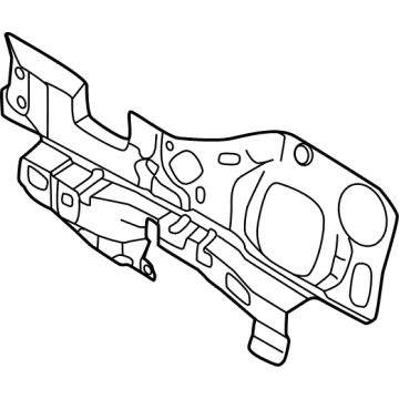 Ford JX6Z-5801588-C Insulator - Dash Panel