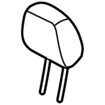 Ford D2BZ-54611A08-AA Head Rest Assembly