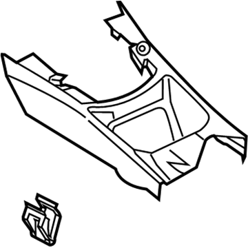 Ford D2BZ-5804567-AA Panel - Console