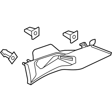 Ford AE8Z-5852018-AB Trim - C Pillar