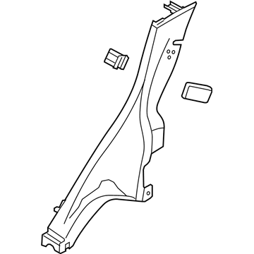 Ford BE8Z-5431012-AB Trim - Wheelhouse