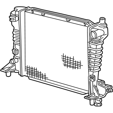 Lincoln H2MZ-8005-AA Radiator Assembly
