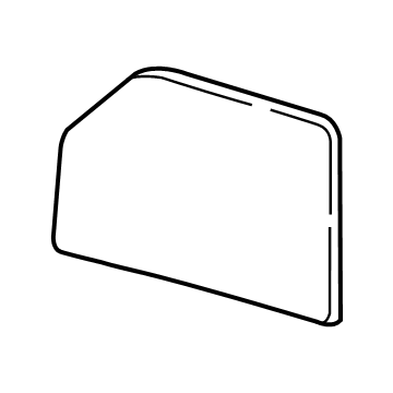 Ford LC3Z-17K707-A Glass Assembly - Rear View Outer Mirror
