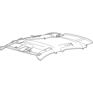 LJ8Z-5851916-GJ Ford Headlining - Roof Illustration 1 of 1