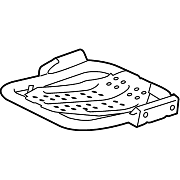 Ford CC3Z-2663160-C Frame And Spring - Rear Seat Cushion