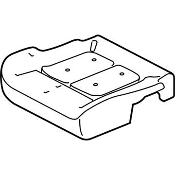 Ford BC3Z-2663840-B Pad - Rear Seat Cushion
