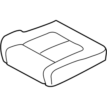 Ford CC3Z-2663804-CD Cover Assembly - Rear Seat Cushion