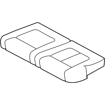 Ford CC3Z-2663805-CC Cover Assembly - Rear Seat Cushion