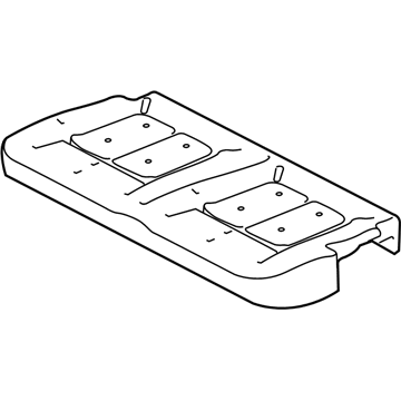 Ford BC3Z-2663841-B Pad - Rear Seat Cushion