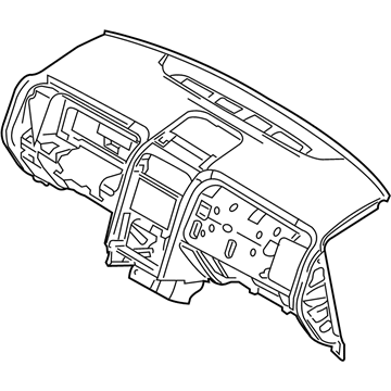 Lincoln 7A1Z-7804320-AB Panel - Instrument