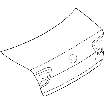 Mercury 7N7Z-5440110-A Door Assembly - Luggage Compartment