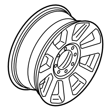 Ford HC3Z-1007-J Wheel Assembly