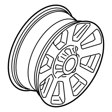 Ford HC3Z-1007-D Wheel Assembly