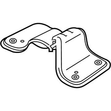 G1FZ-4B403-A Ford Rear Bracket Illustration 1 of 1