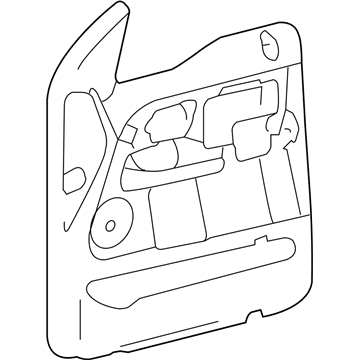 Ford 4L3Z-1523942-BAA Panel Assembly - Door Trim