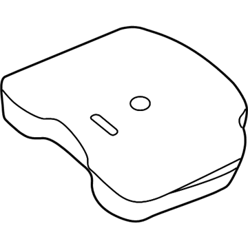 Ford 1S4Z-7411578-AA Cover Assembly - Spare Wheel