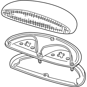 Ford XF1Z-13A613-BAA Lamp Assembly - Rear High