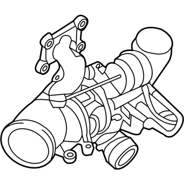 Lincoln CJ5Z-6K682-F Turbocharger Assembly