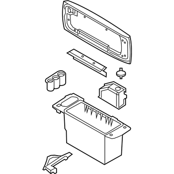 Ford 6W3Z-5406024-AA Door Assembly - Glove Compartment