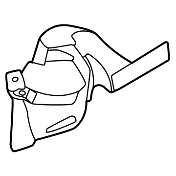Ford N1WZ-18490-G Lower Duct