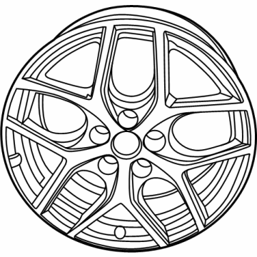 Ford FM5Z-1007-A Wheel, Alloy