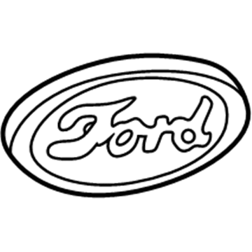 Ford F87Z-9842528-CA Name Plate - Self-Adhesive