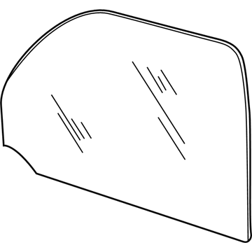 Ford F57Z-9821410-A Glass