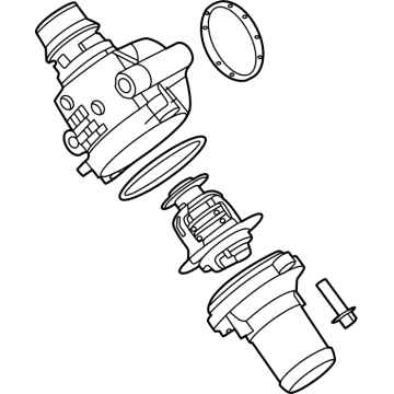 Ford BR3Z-8A586-N Connection Water Outlet